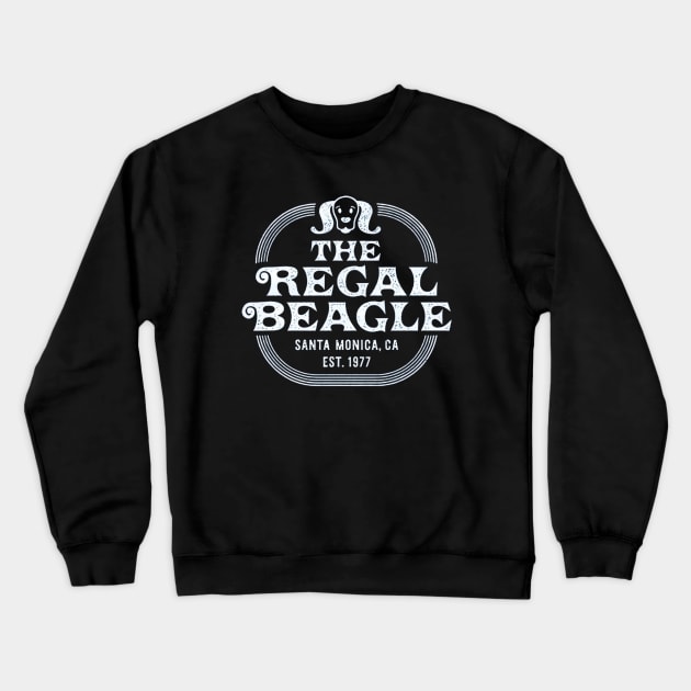 Regal Beagle Company Retro Vintage Santa Monica Crewneck Sweatshirt by Ghost Of A Chance 